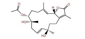7-Acetyl-8-epi-sinumaximol G